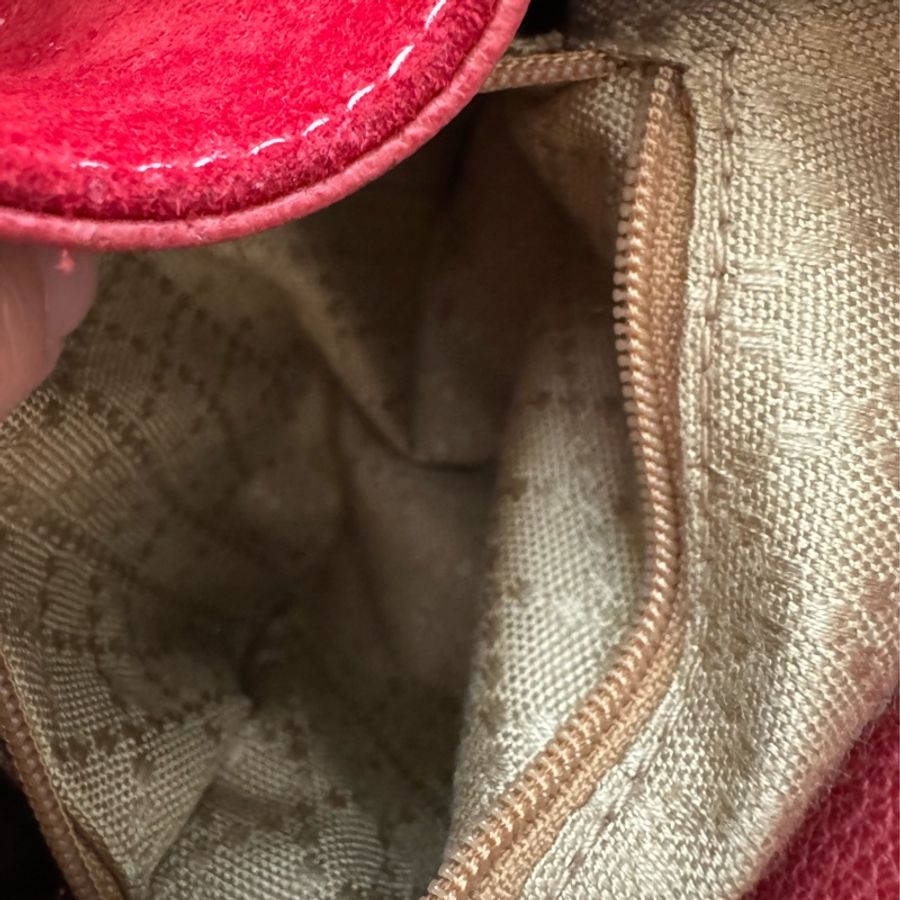 《初》Gucci 竹節聖誕小紅後背包-14