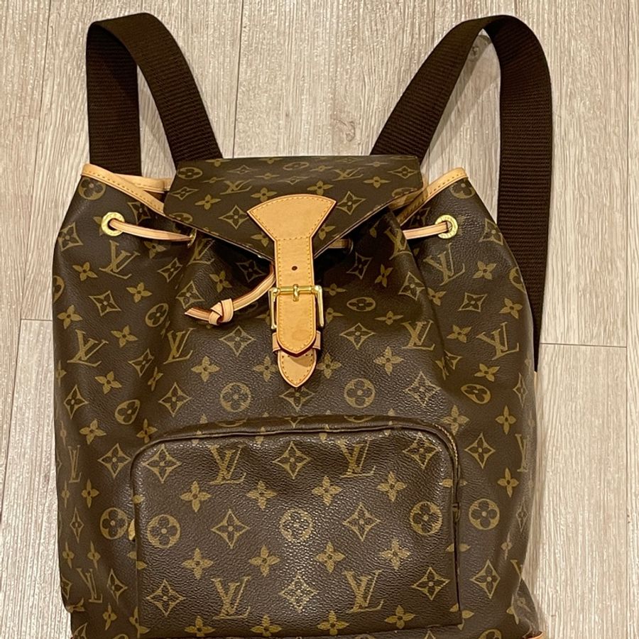 LOUIS VUITTON Vintage Monogram大號GM老花背包 後背包-2