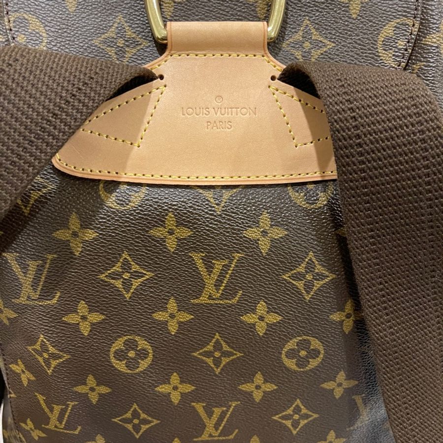 LOUIS VUITTON Vintage Monogram大號GM老花背包 後背包-6