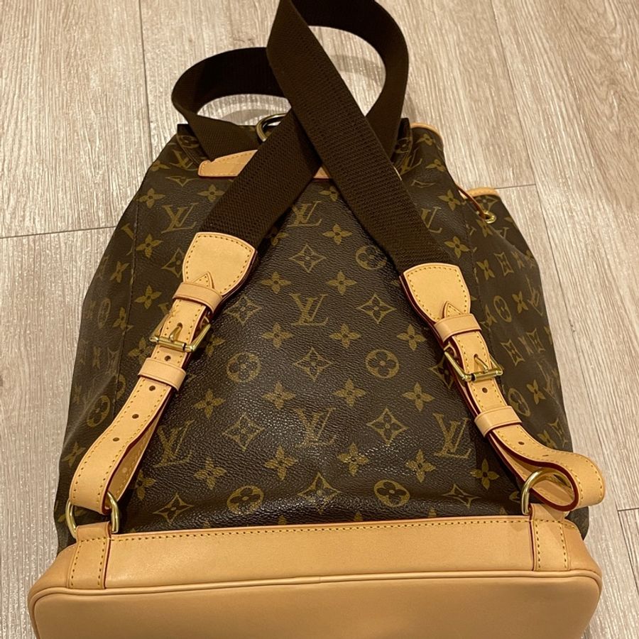 LOUIS VUITTON Vintage Monogram大號GM老花背包 後背包-10