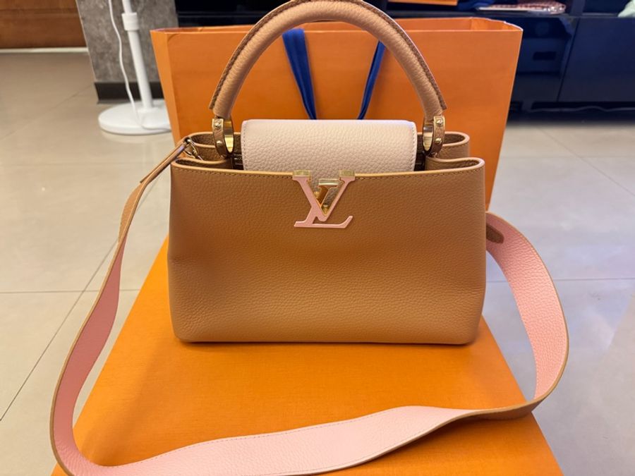 LV Capucines MM 手提肩背兩用包-3