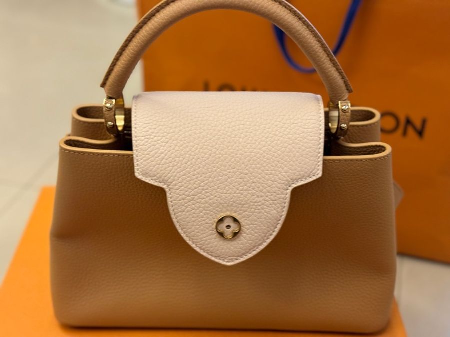 LV Capucines MM 手提肩背兩用包-5