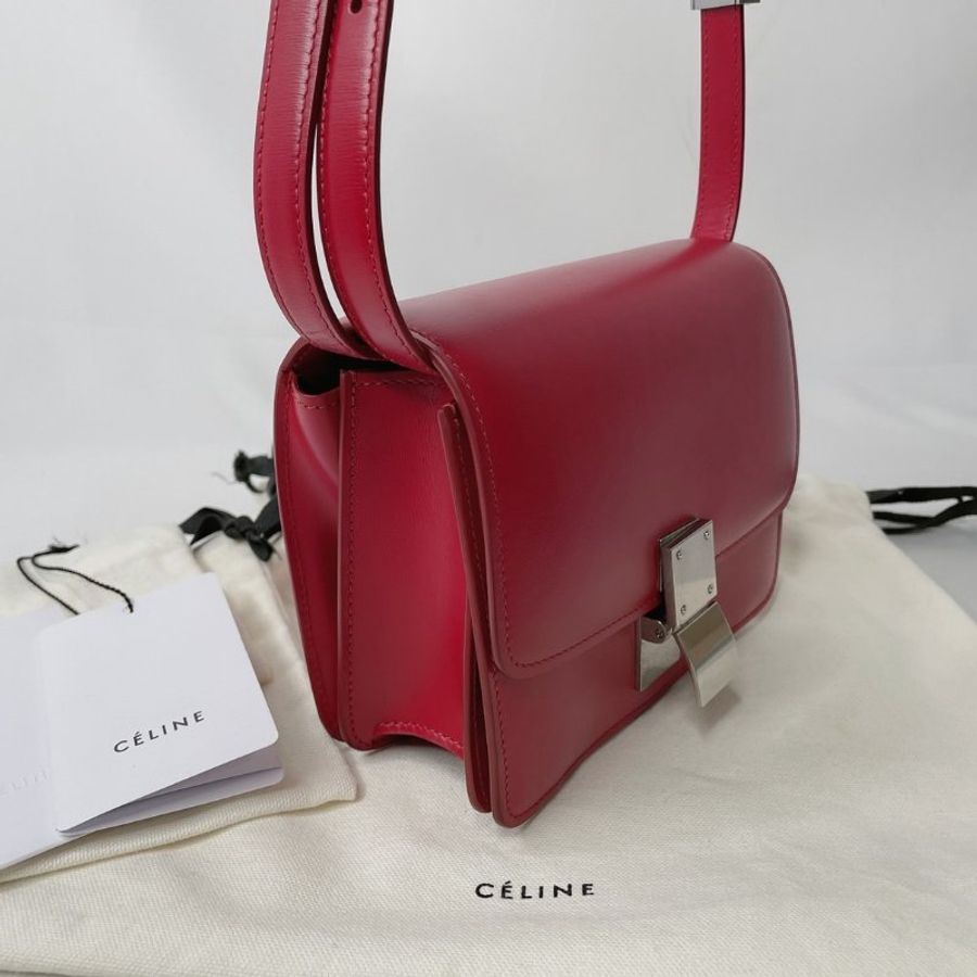CELINE Classic Mini豆腐方胖包-8