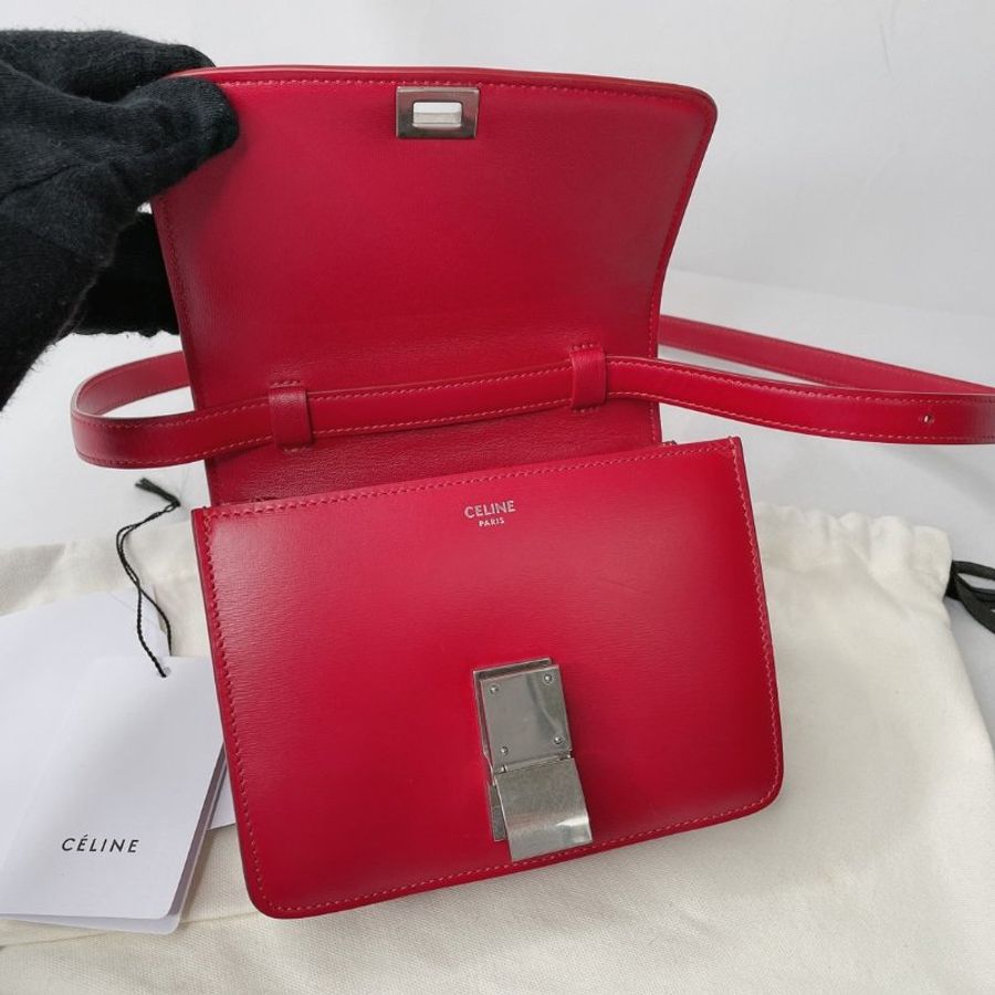 CELINE Classic Mini豆腐方胖包-11