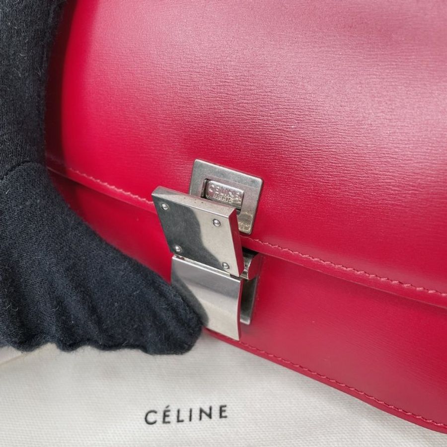 CELINE Classic Mini豆腐方胖包-12