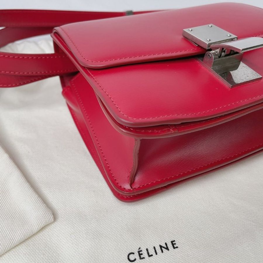 CELINE Classic Mini豆腐方胖包-17