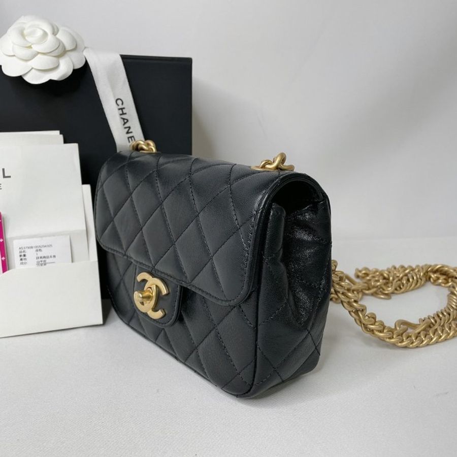 CHANEL 全新23S 雙鍊方胖-3