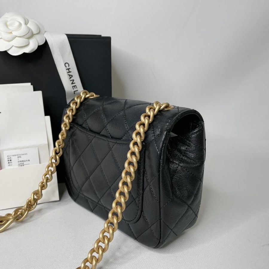 CHANEL 全新23S 雙鍊方胖-5