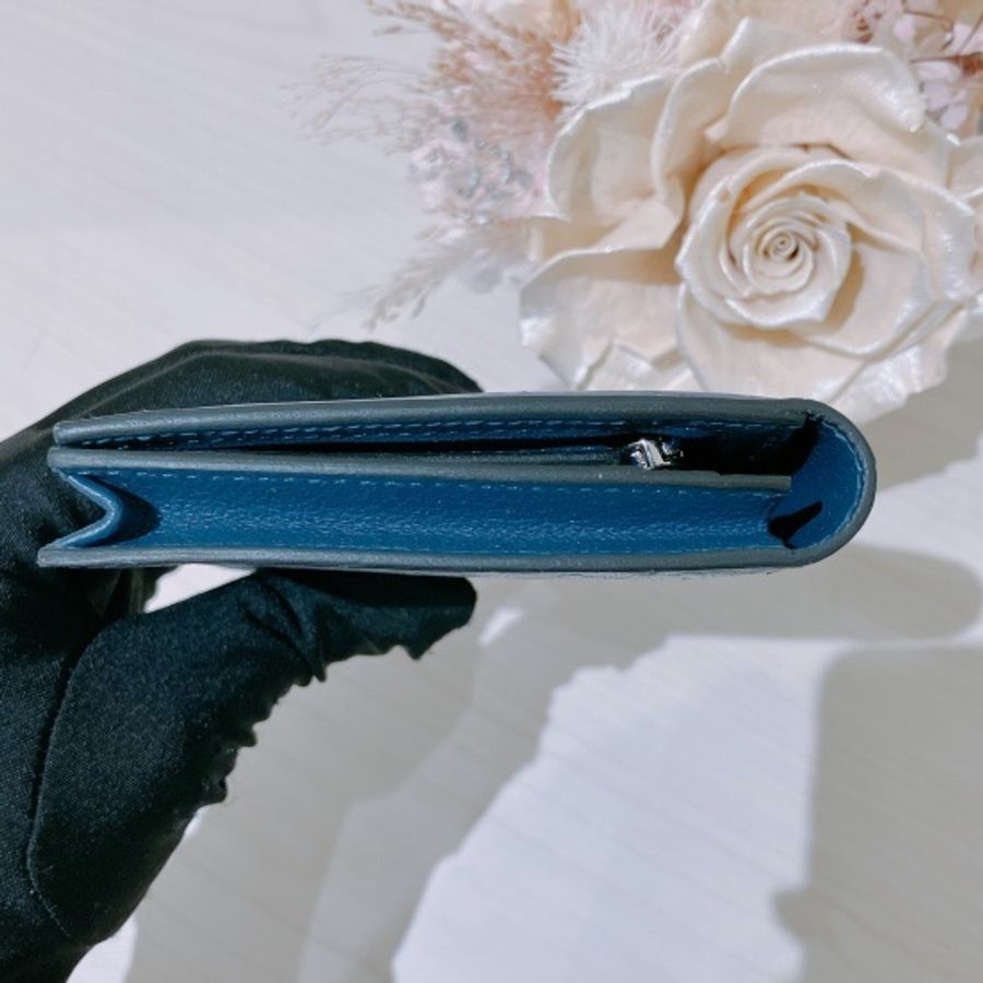 HERMES 鴕鳥皮 長銀包 BEARN LONG WALLET OSTRICH-4