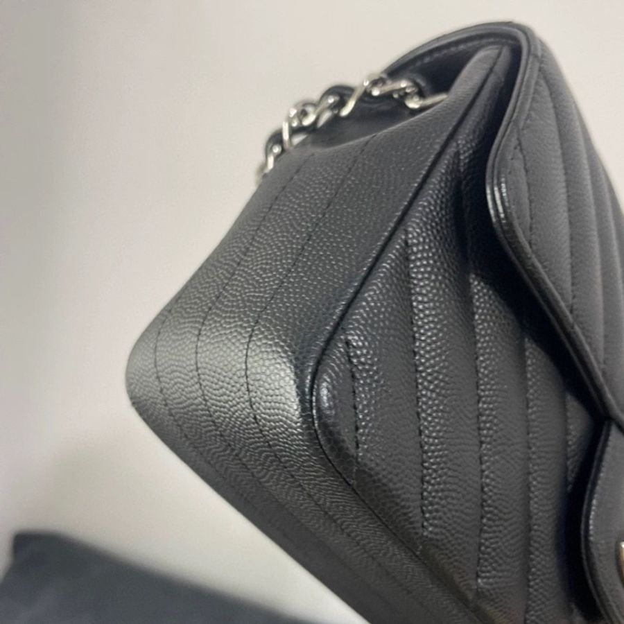 Chanel Caviar 20cm 牛皮V 紋-1