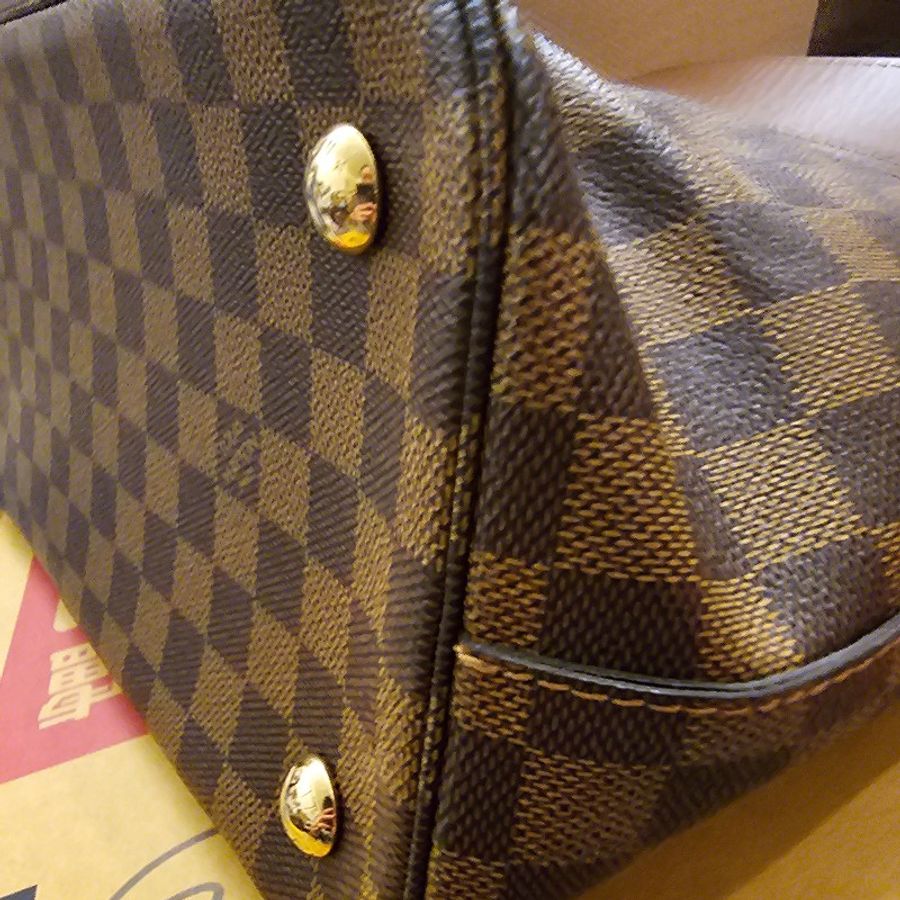 🤎🤎降價大促銷🤎🤎louise Vuitton Damier Ebene Canvas 棋盤格手提肩背包(8成新)-14