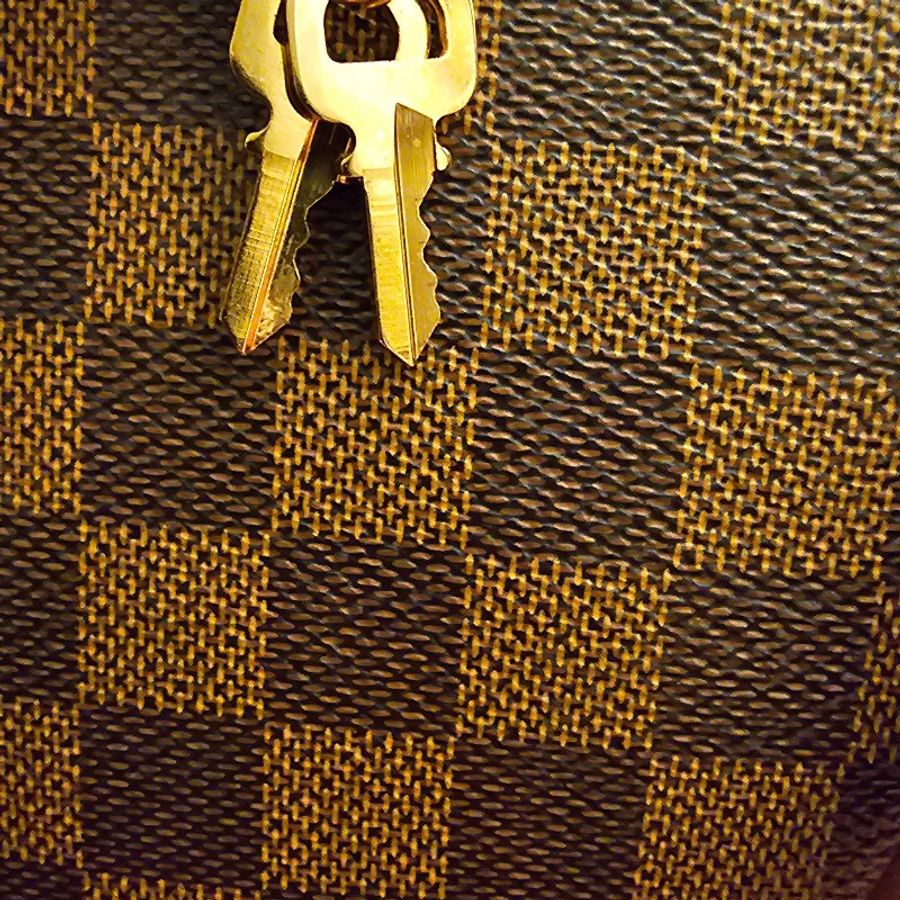 🤎🤎降價大促銷🤎🤎louise Vuitton Damier Ebene Canvas 棋盤格手提肩背包(8成新)-19