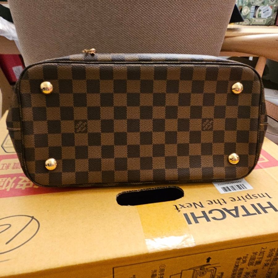🤎🤎降價大促銷🤎🤎louise Vuitton Damier Ebene Canvas 棋盤格手提肩背包(8成新)-25