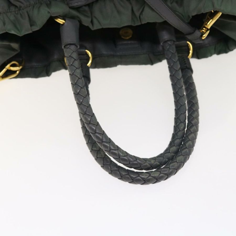 【日本直送】PRADA 尼龍雙肩手提包 灰色 正品 54970-6