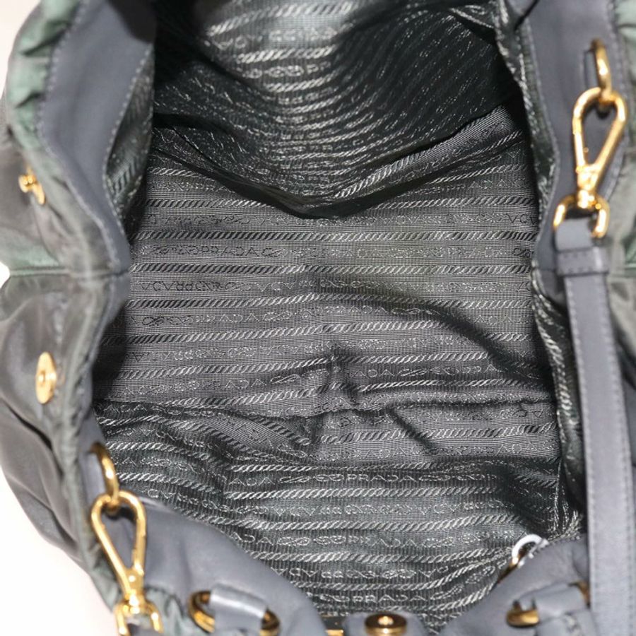 【日本直送】PRADA 尼龍雙肩手提包 灰色 正品 54970-9