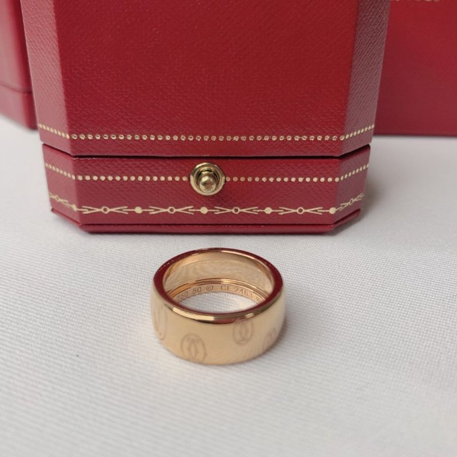 Cartier 卡地亞玫瑰金戒指-3