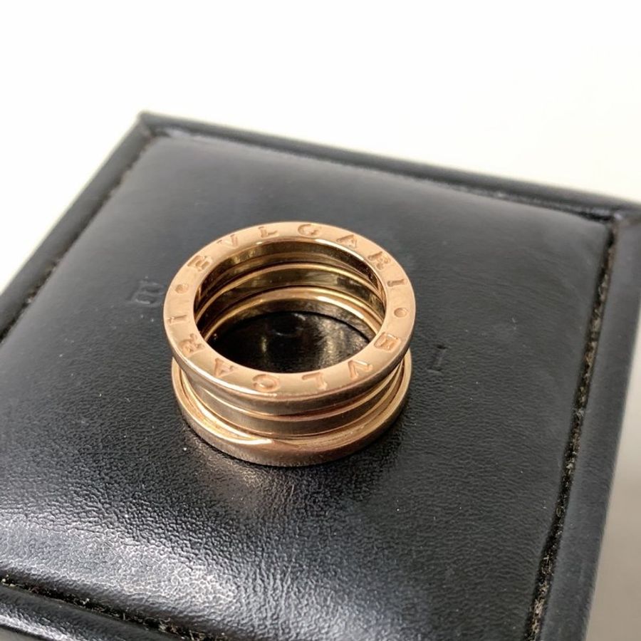 BVLGARI B.ZERO1玫瑰金三環戒指-2