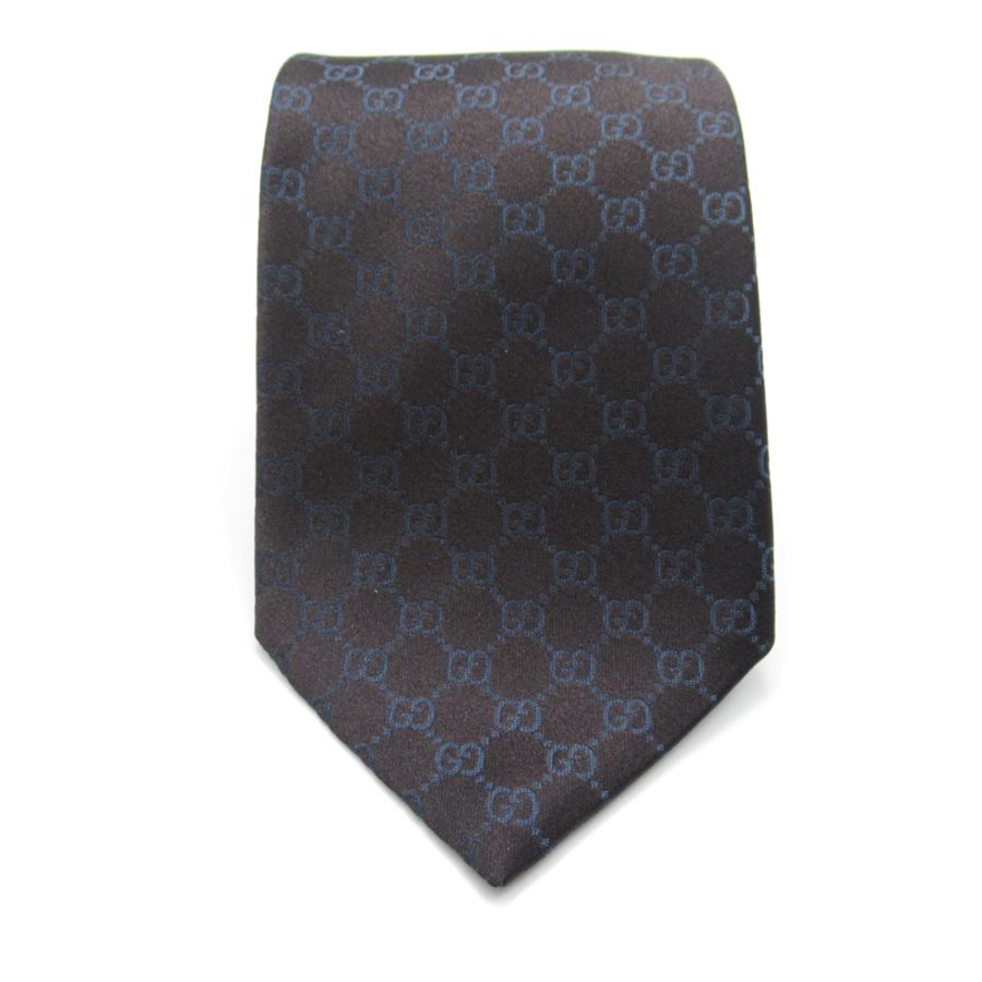 【日本直送】GUCCI 領帶 真絲黑色 全新男式-1