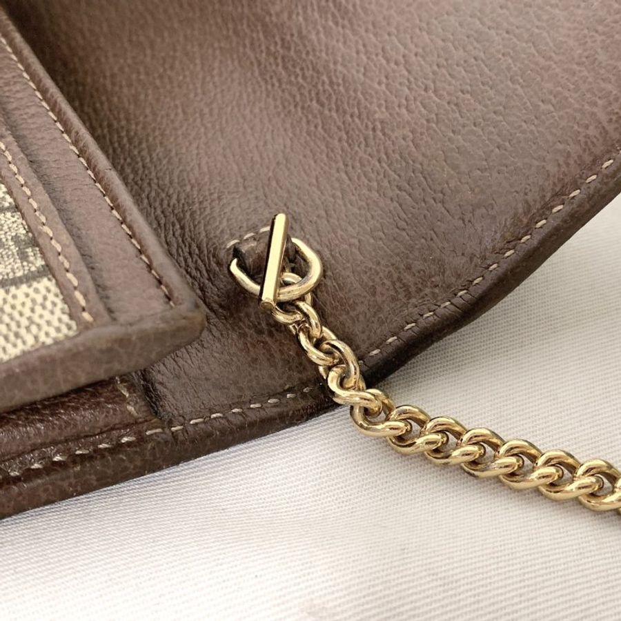 GUCCI Ophidia帆布WOC鏈帶包-10