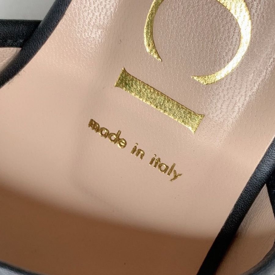 GUCCI 雙G老花涼拖鞋-8