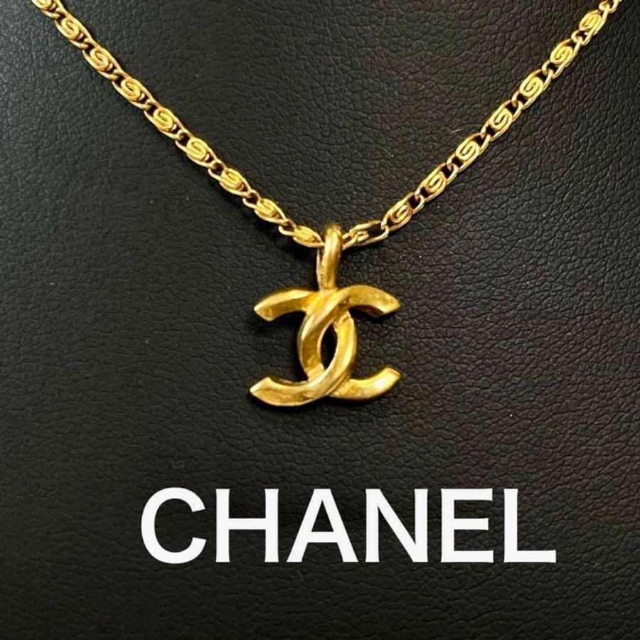 ChanelVintage 編織古巴鎖骨鍊 鍍金項鏈 手鏈-1