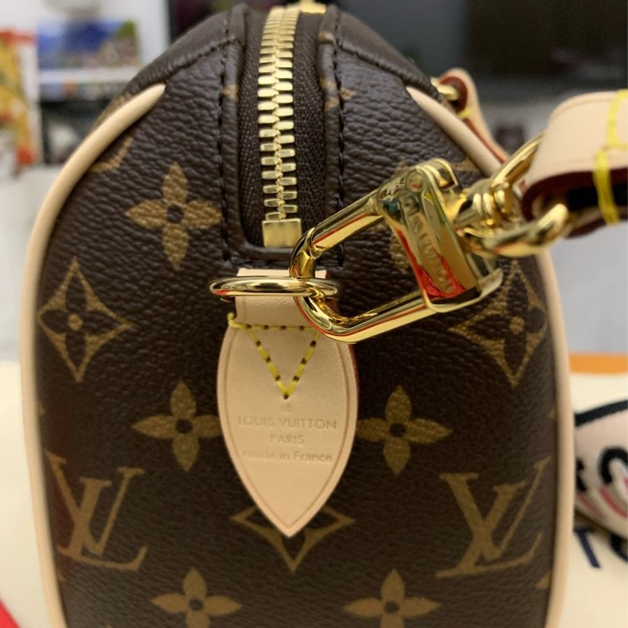 (現貨近全新)LV Speedy 20 波士頓包(黑色背帶) M45957-3