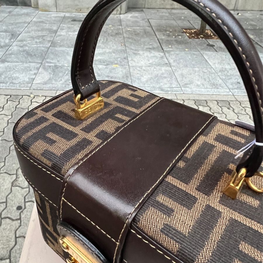 【FENDI】老花手提化妝箱-4