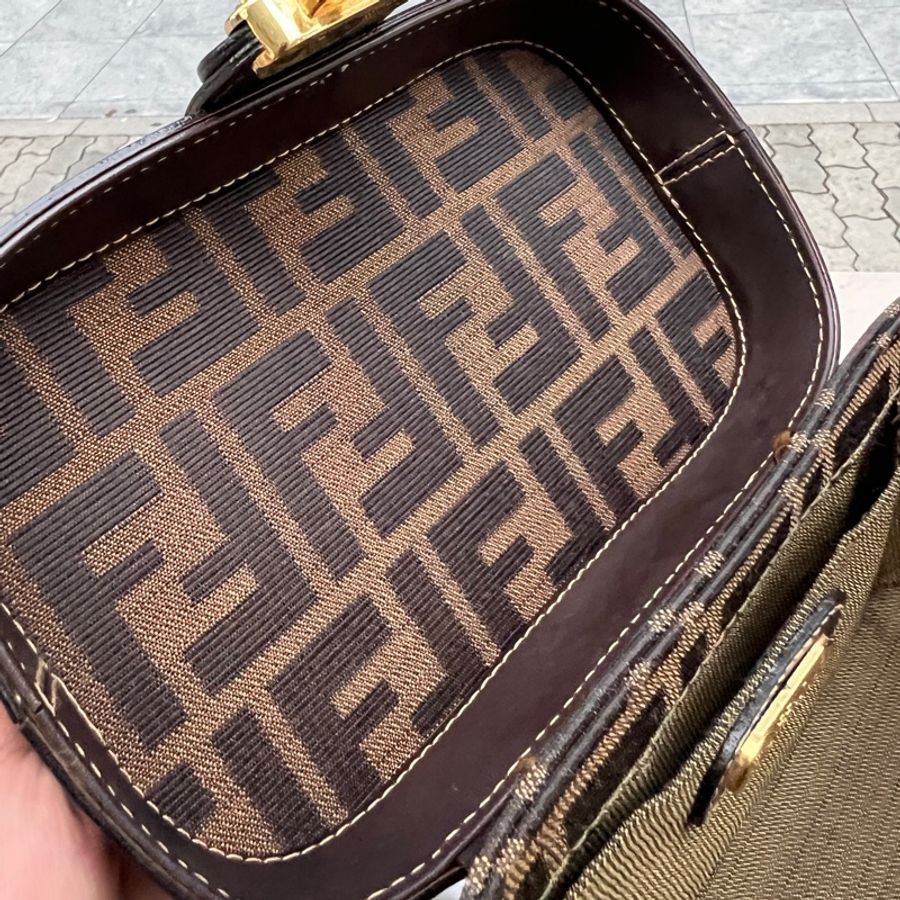 【FENDI】老花手提化妝箱-13