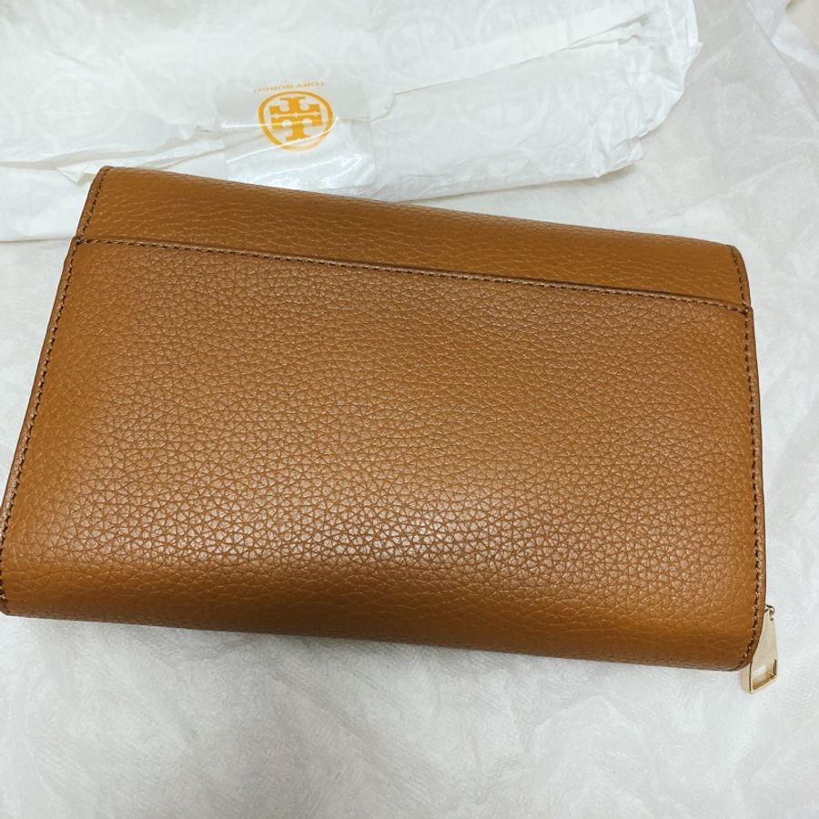 Tory Burch 兩用手拿 斜背帶包 tb woc 包 手拿包 側背包-5
