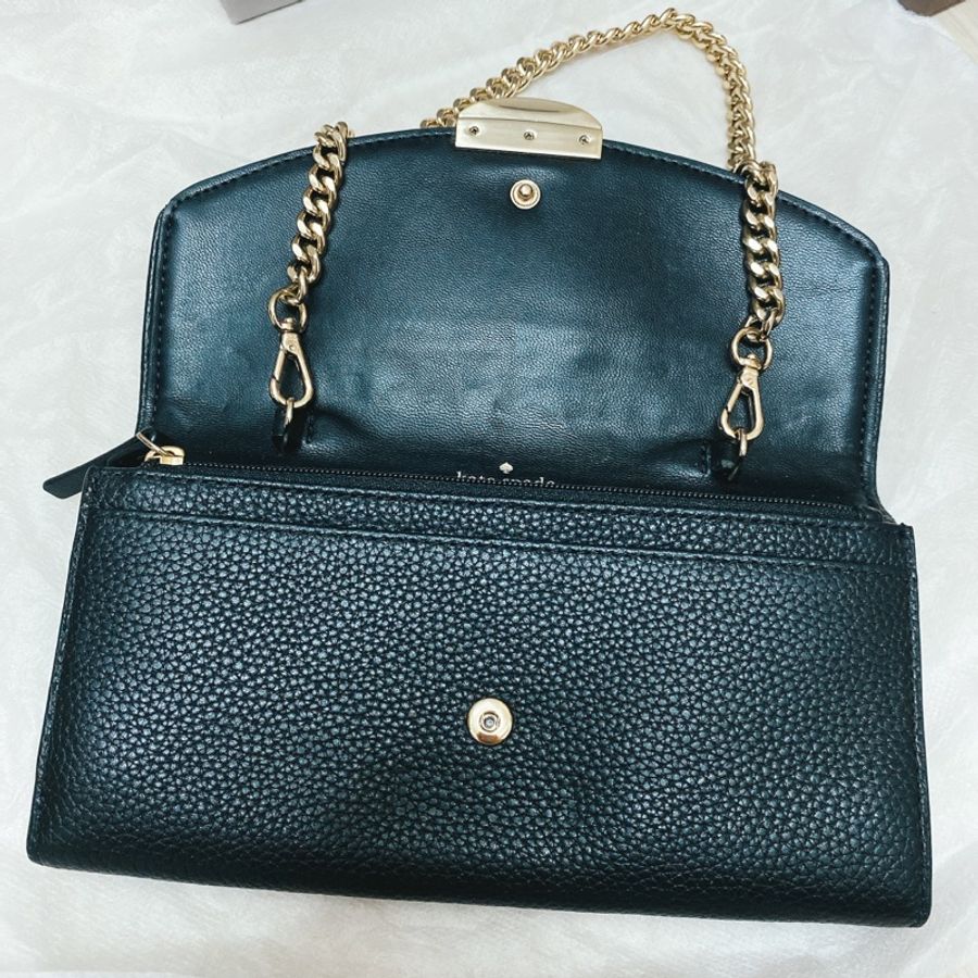 Kate spade New York 鏈條包 長夾 手拿 手提 晚宴 woc包 小廢包-7