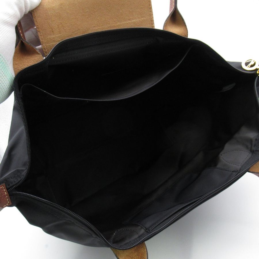 【日本直送】Longchamp Le Pliage Original L Top 手提包托特包 L1899089001 再生聚醯胺帆布黑色全新女式-4