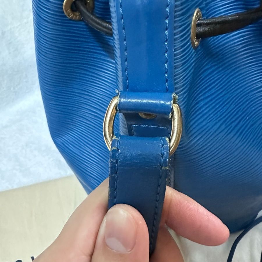 LV 水波紋 水桶包 Louis Vuitton 側背包 肩背包 手提包-11