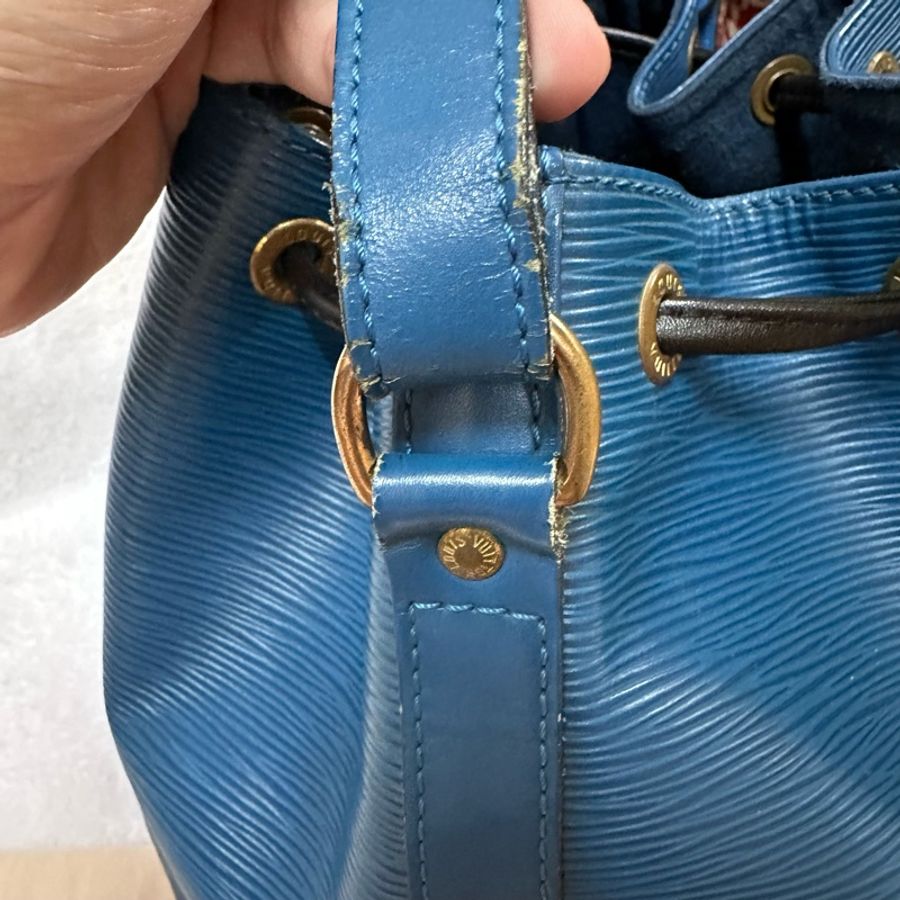 LV 水波紋 水桶包 Louis Vuitton 側背包 肩背包 手提包-12