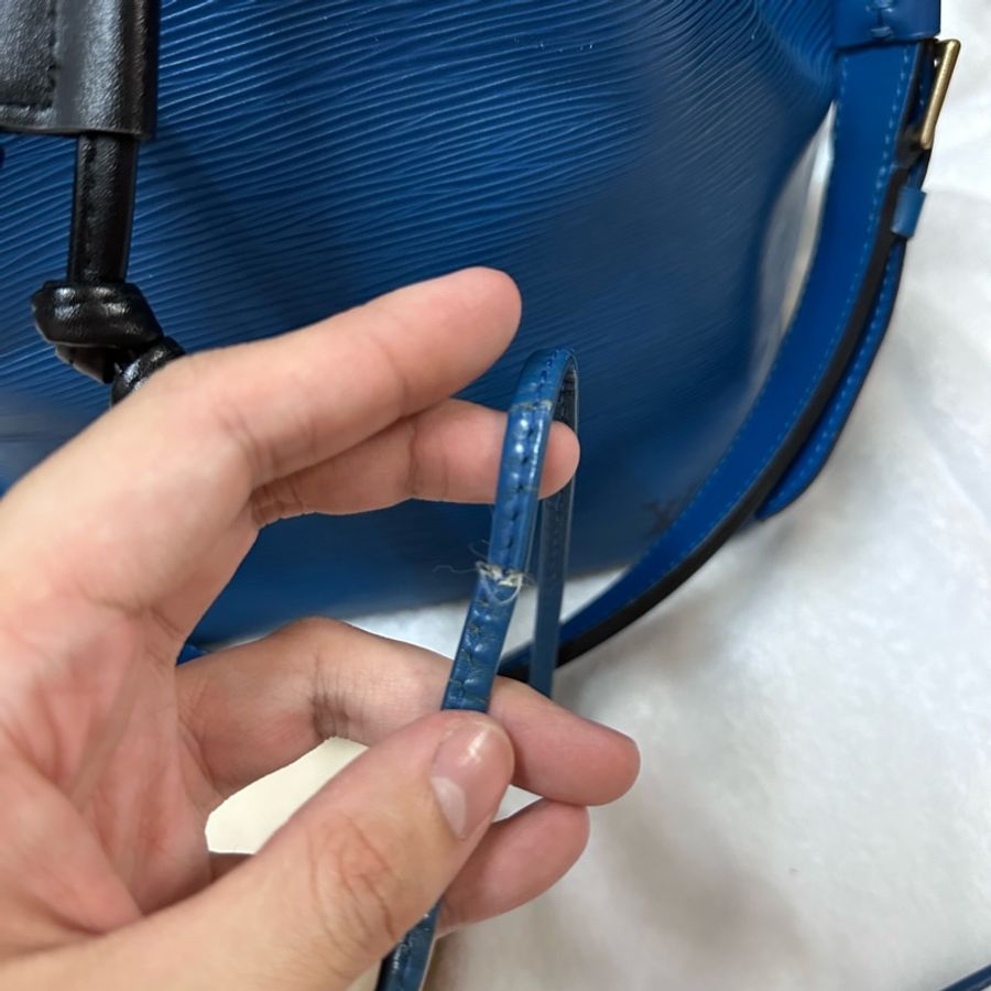 LV 水波紋 水桶包 Louis Vuitton 側背包 肩背包 手提包-14
