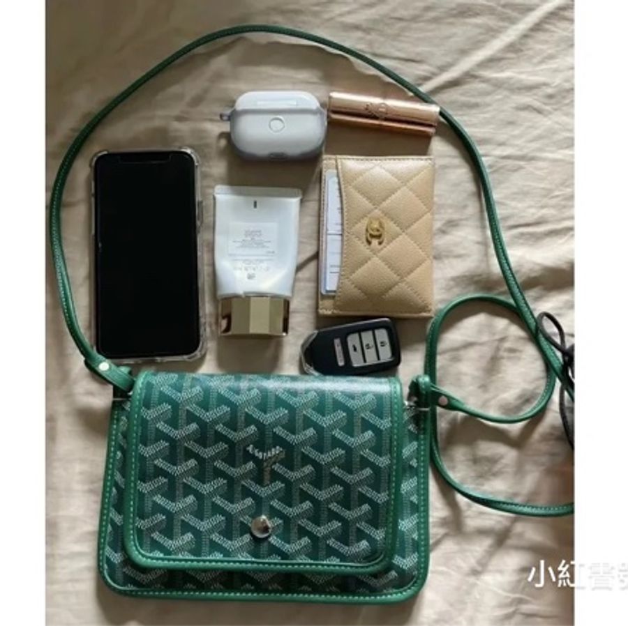 Goyard 爆款 Plumet 信封包 灰色-9