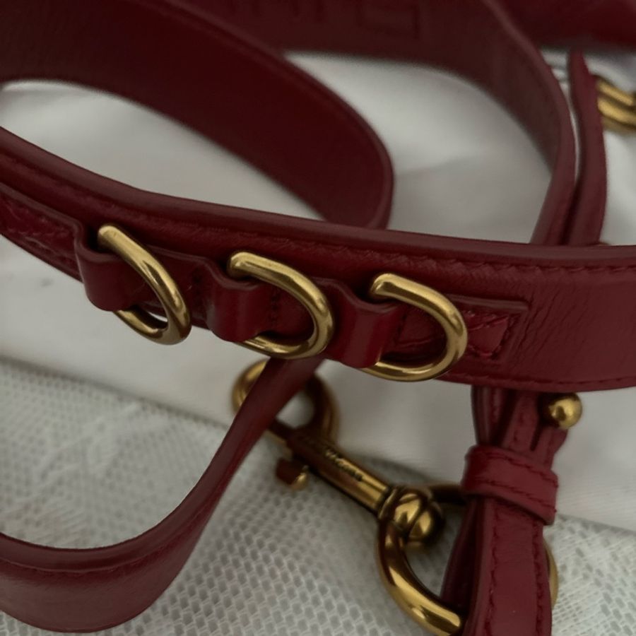 Marc jacobs 紅色相機包-12