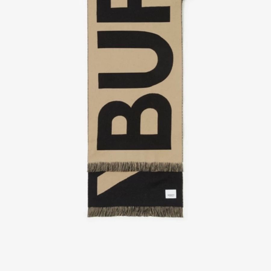 Burberry 典藏米色字母圍巾-2