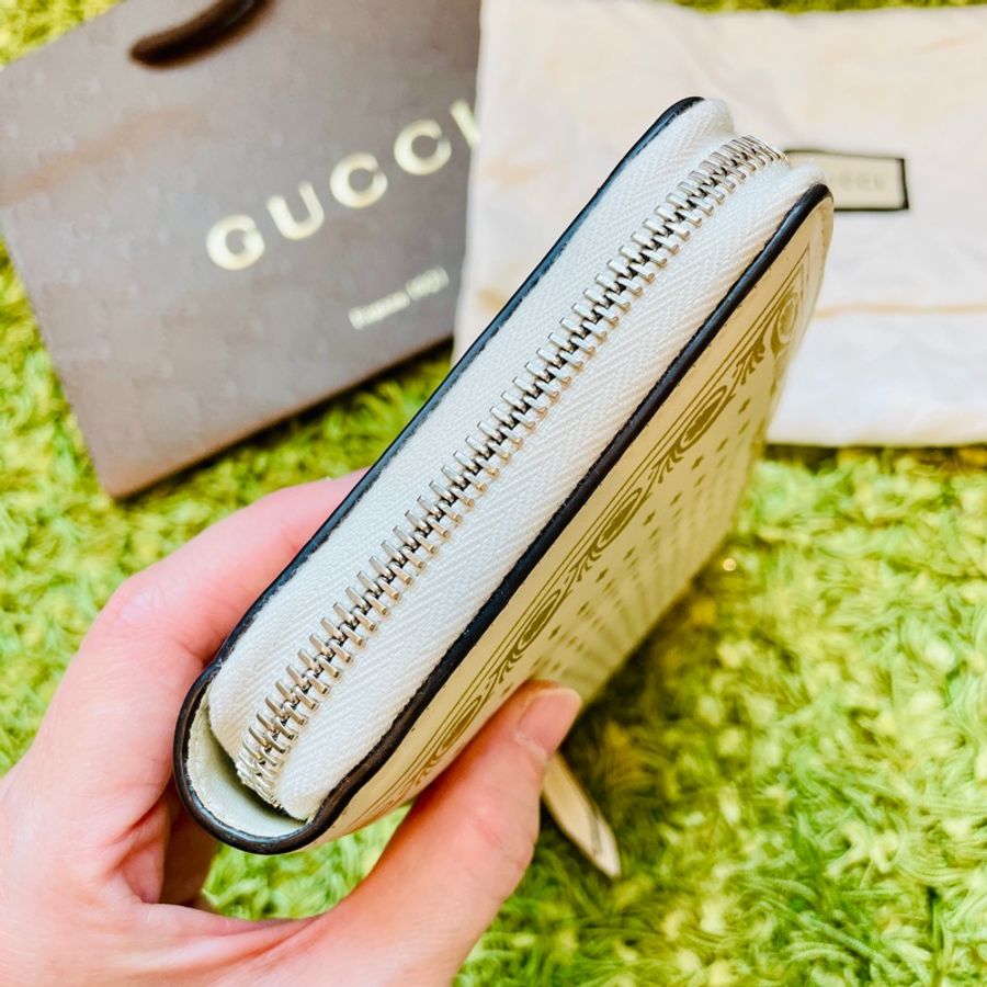 二手正品GUCCI & GUCCY SEGA 聯名長夾/皮夾/錢包/手拿包/小牛皮/義大利製/可入大手機(看圖看內文)-14