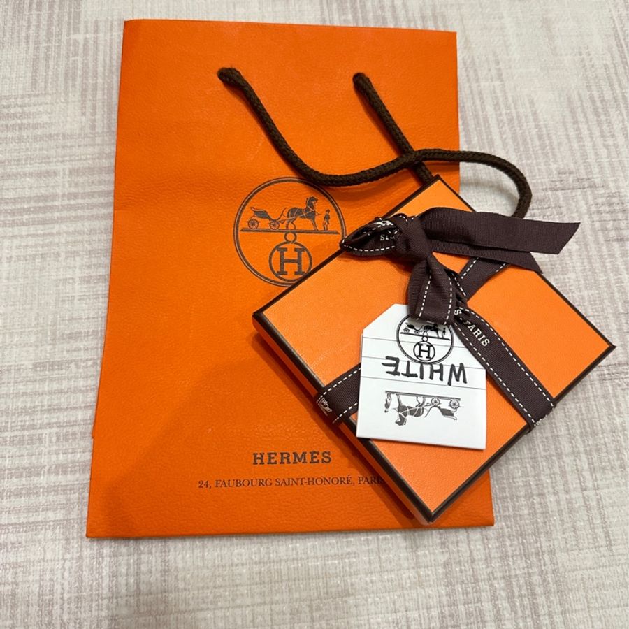 HERMÈS Clic H 手鐲(白金)-3