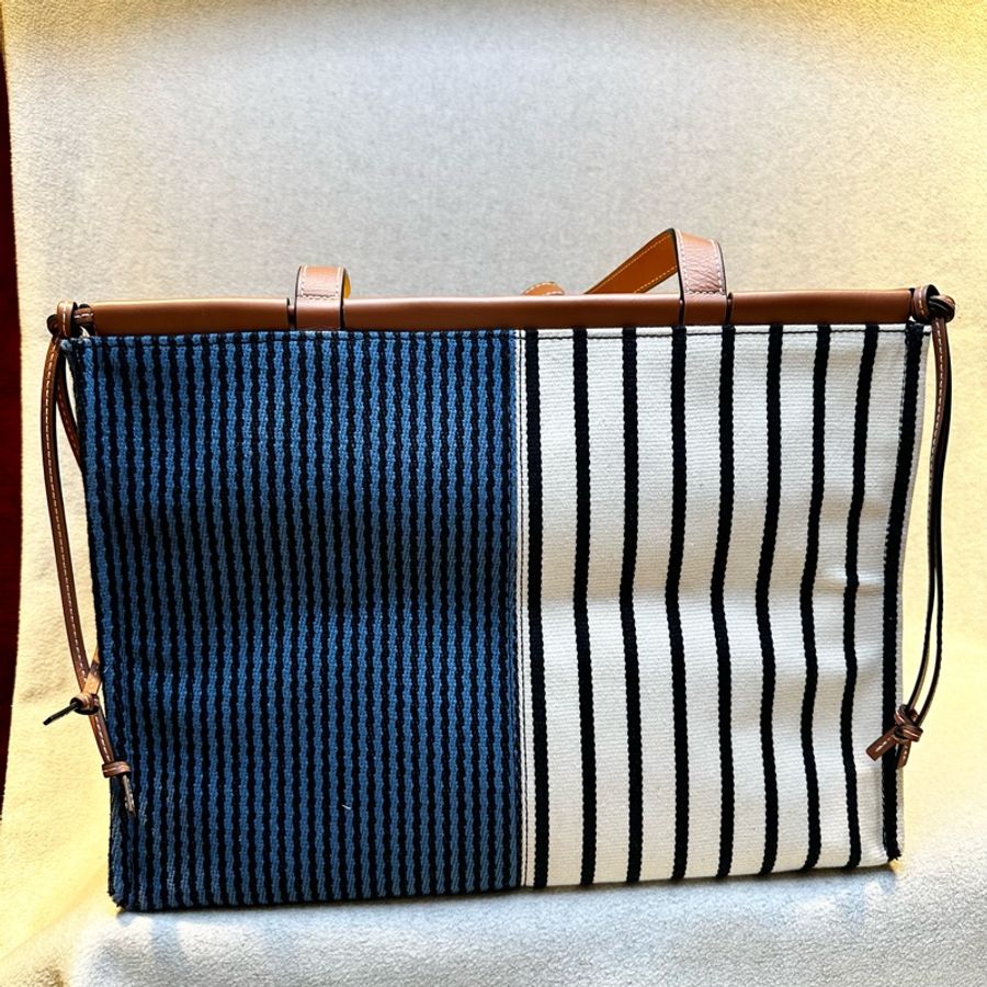 Paula’s Ibiza Cushion Striped Tote 超大容量使用方便-1