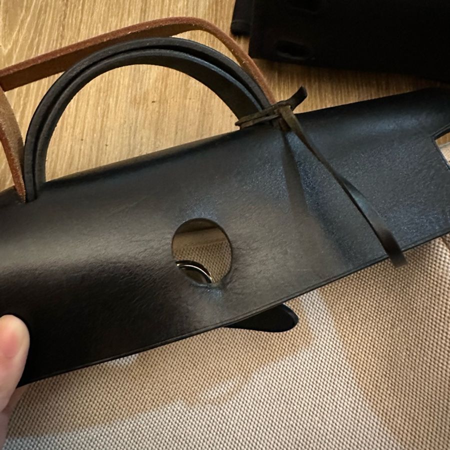 #Hermes #Herbag 31 ·#經典黑 x #熊貓配色‼️ 絕版中古款 多種背法一次滿足😍-59