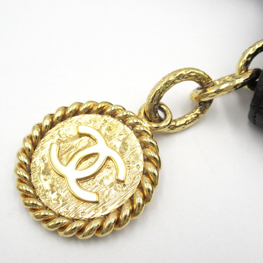 【日本直送】CHANEL Medallion Tote Bag 復刻toto 魚子醬皮(粒面小牛皮)黑色二手女款-10