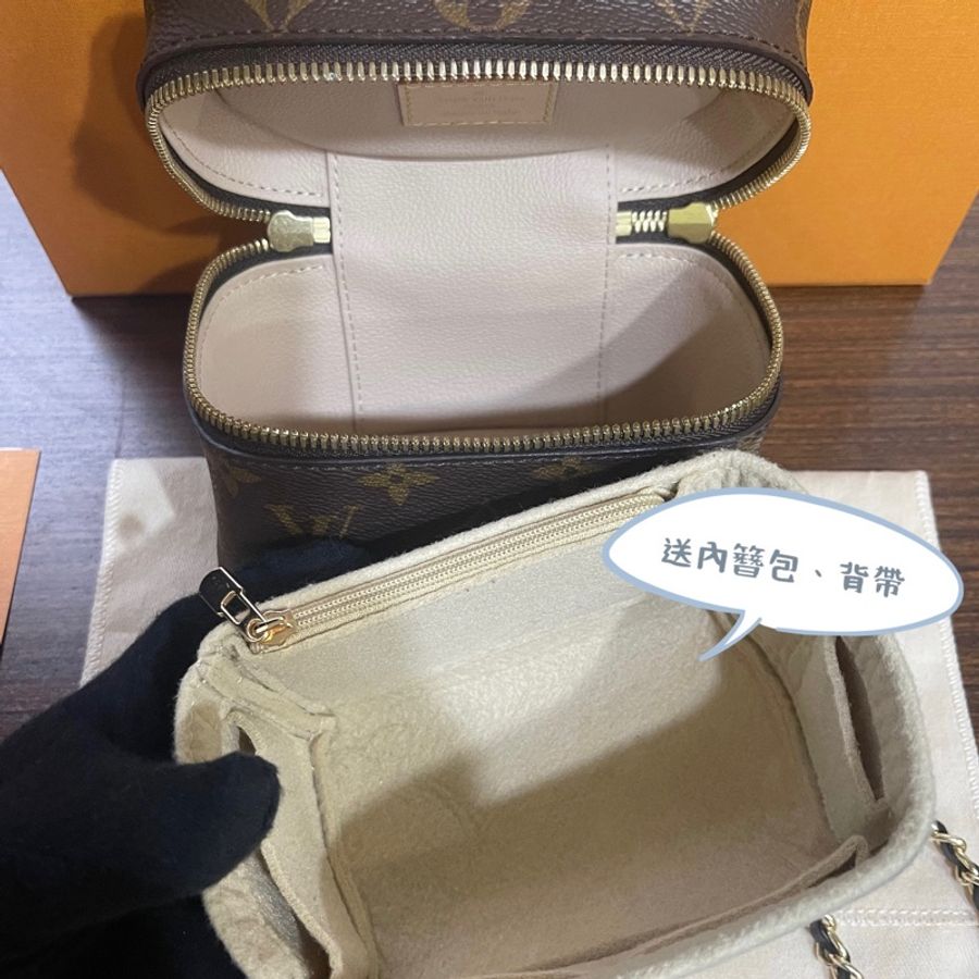 專櫃正品Lv nice nano化妝包(配件完整齊全)-4