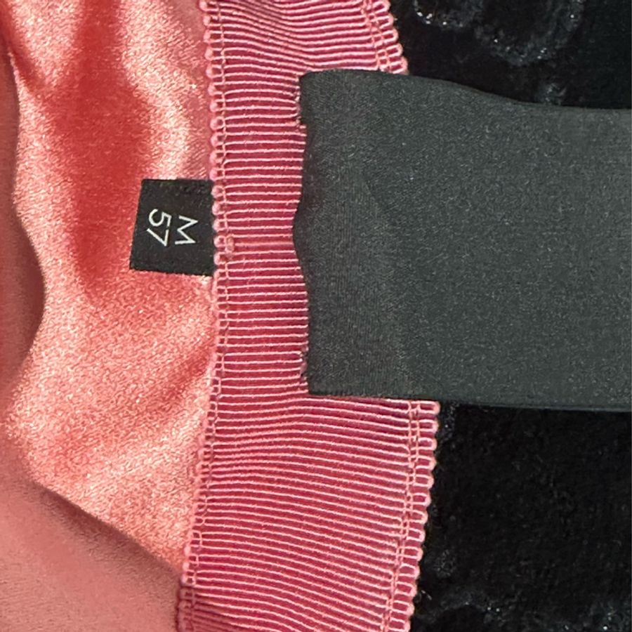 GUCCI LoGO 黑色漁夫寬延帽M號絨質-8