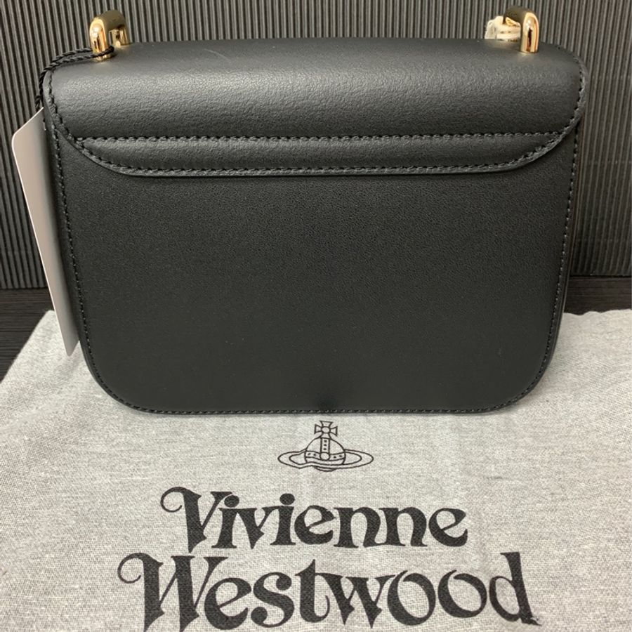 Vivian Westwood 全新Linda大土星 logo-plaque crossbody bag-2