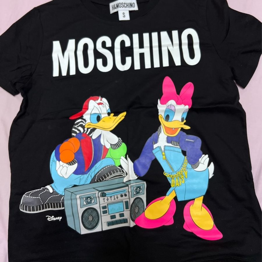 H&MOSCHINO 絕版聯名上衣 唐老鴨 黛絲-6