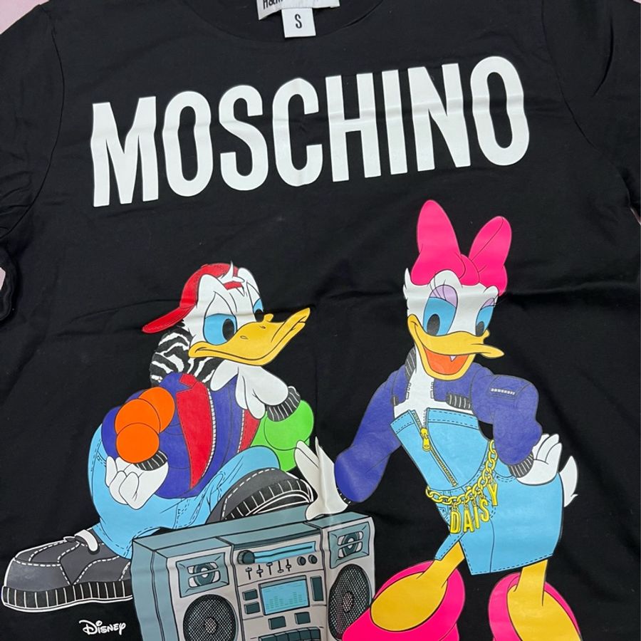 H&MOSCHINO 絕版聯名上衣 唐老鴨 黛絲-11