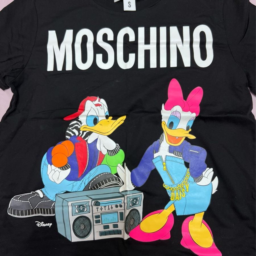 H&MOSCHINO 絕版聯名上衣 唐老鴨 黛絲-13