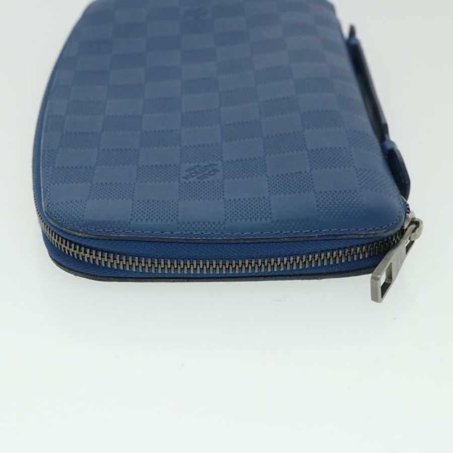 【日本直送】路易威登 Damier Infini Organizer Atholl 手拿包 藍色 N41396 正品 ki3459-13