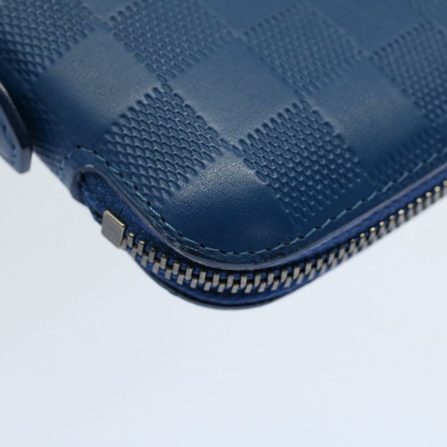 【日本直送】路易威登 Damier Infini Organizer Atholl 手拿包 藍色 N41396 正品 ki3459-15